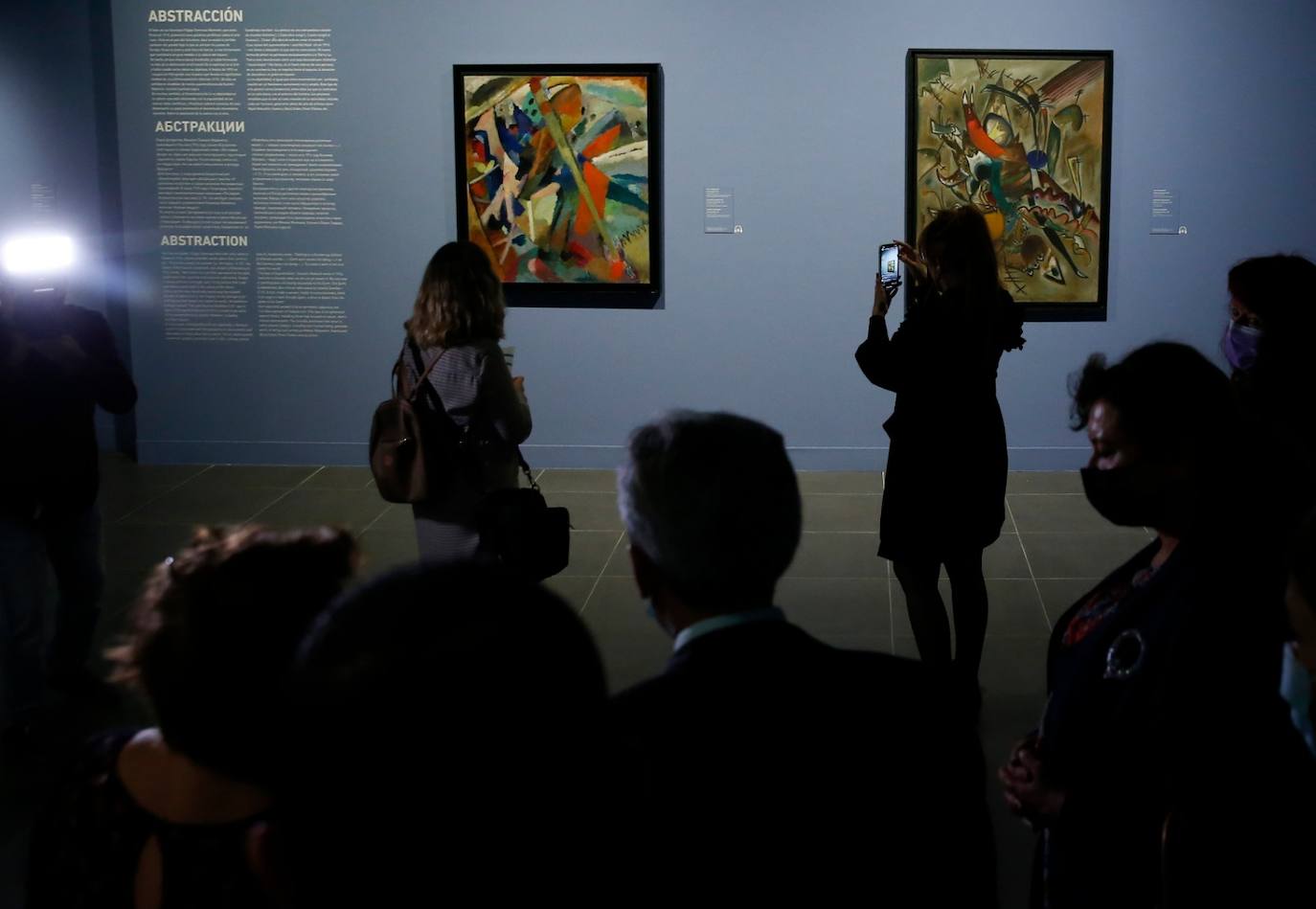 Avant-garde art at the Malaga Russian museum.