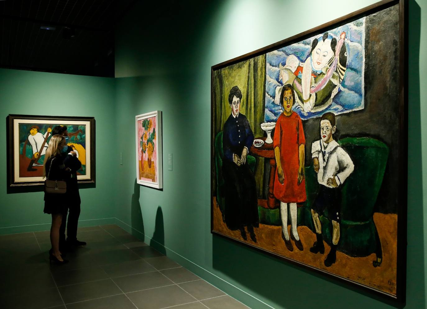 Avant-garde art at the Malaga Russian museum.