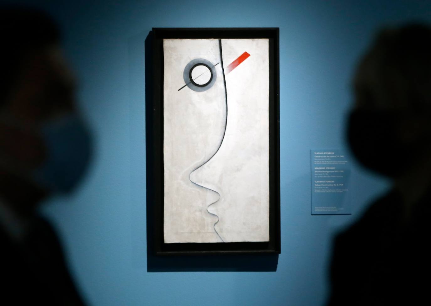 Avant-garde art at the Malaga Russian museum.