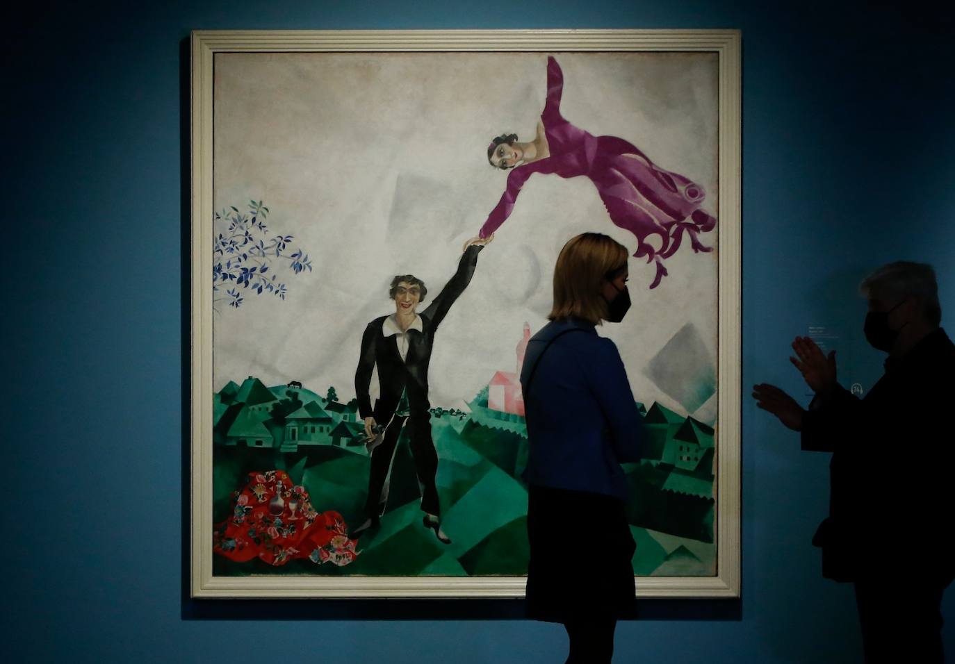 Avant-garde art at the Malaga Russian museum.