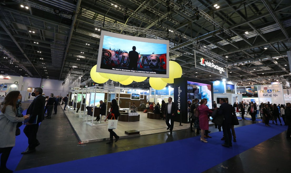 Representatives of the tourism industry in Andalucía and the Costa del Sol at the World Travel Market 2021 in London.