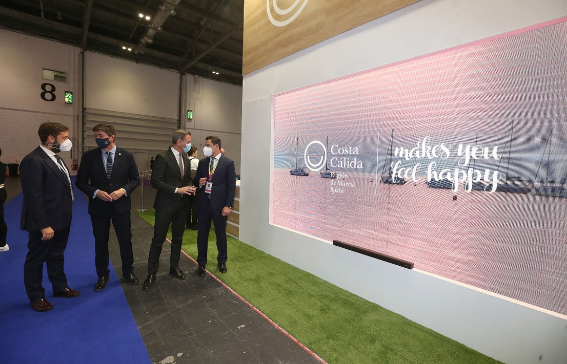 Representatives of the tourism industry in Andalucía and the Costa del Sol at the World Travel Market 2021 in London.