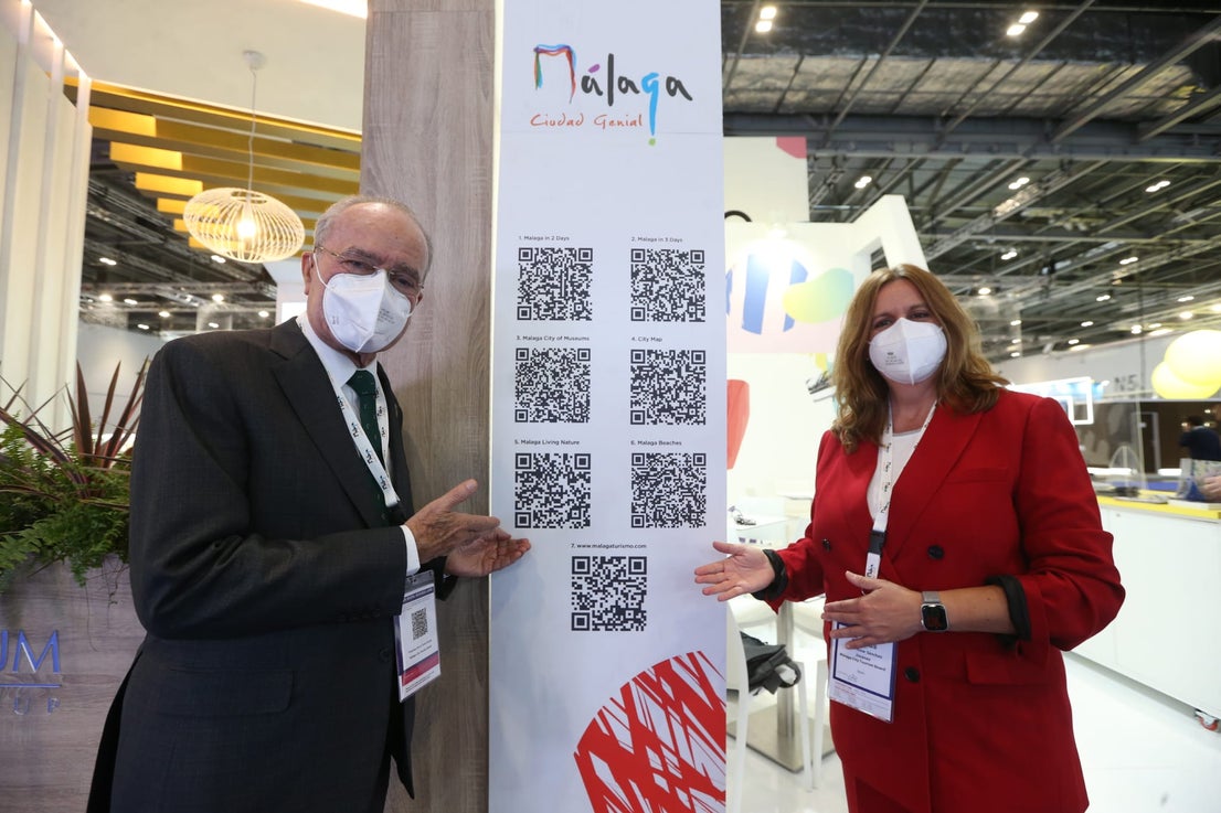 Representatives of the tourism industry in Andalucía and the Costa del Sol at the World Travel Market 2021 in London.