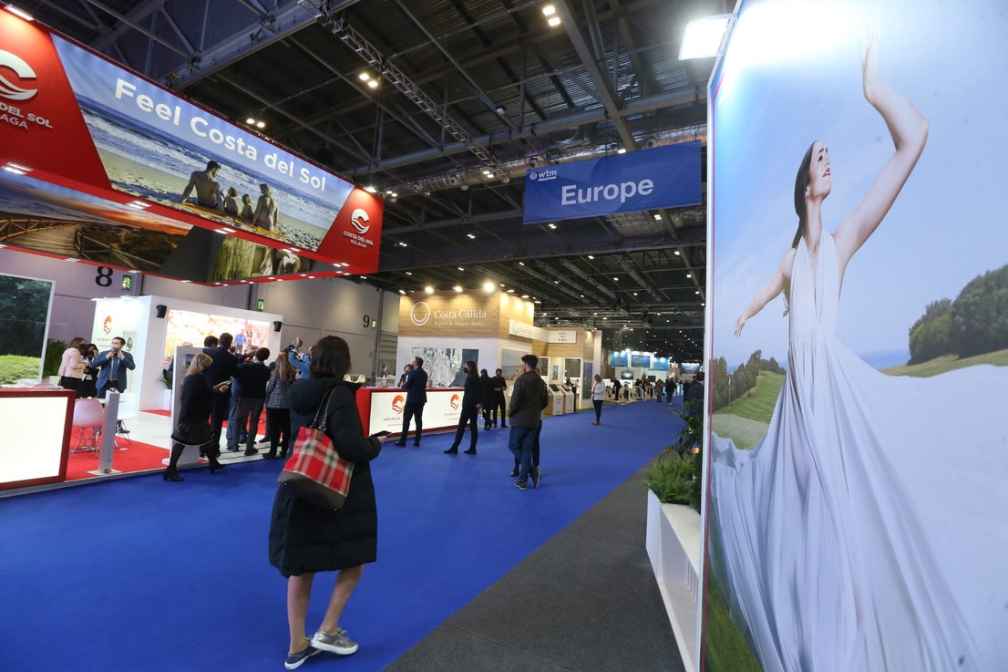 Representatives of the tourism industry in Andalucía and the Costa del Sol at the World Travel Market 2021 in London.