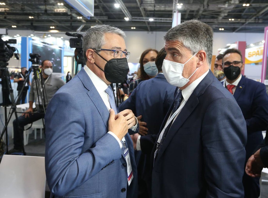 Representatives of the tourism industry in Andalucía and the Costa del Sol at the World Travel Market 2021 in London.