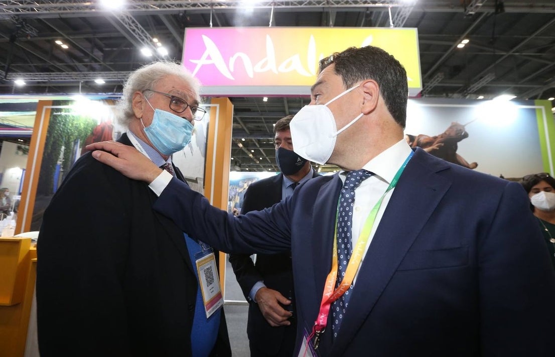 Representatives of the tourism industry in Andalucía and the Costa del Sol at the World Travel Market 2021 in London.