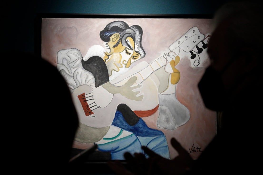 The exhibition by Javier Vilató, Picasso's nephew, in Malaga until 20 March.