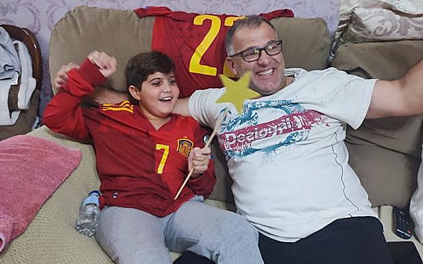 Miguel Ángel, the boy who Morata dedicated his goal to