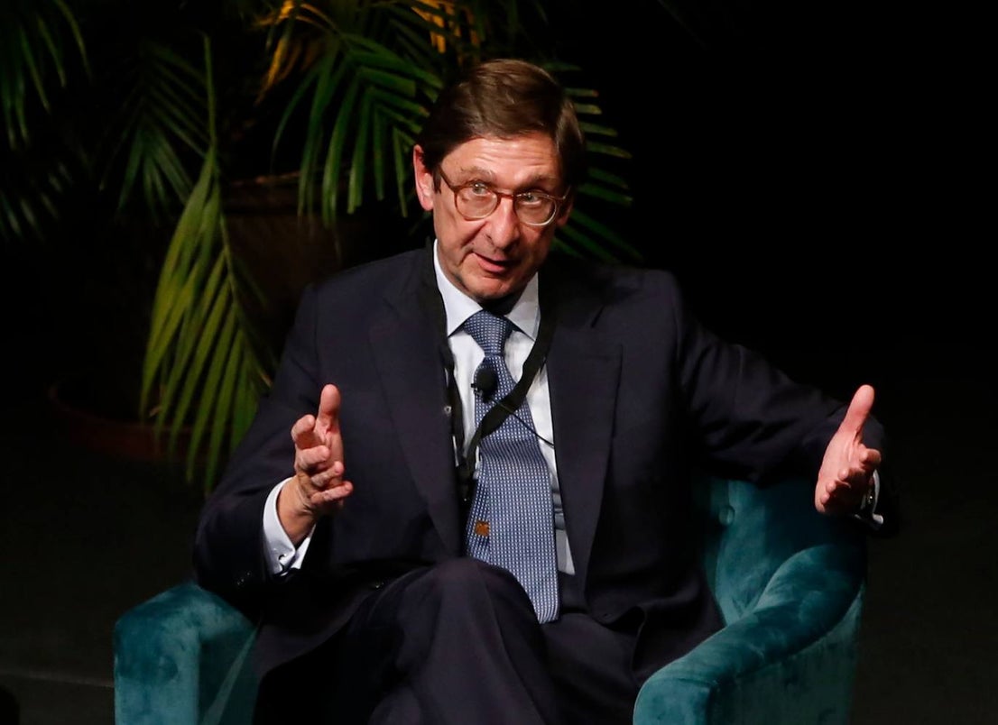 King Felipe attended the event alongside the presidents of Italy and Portugal.
