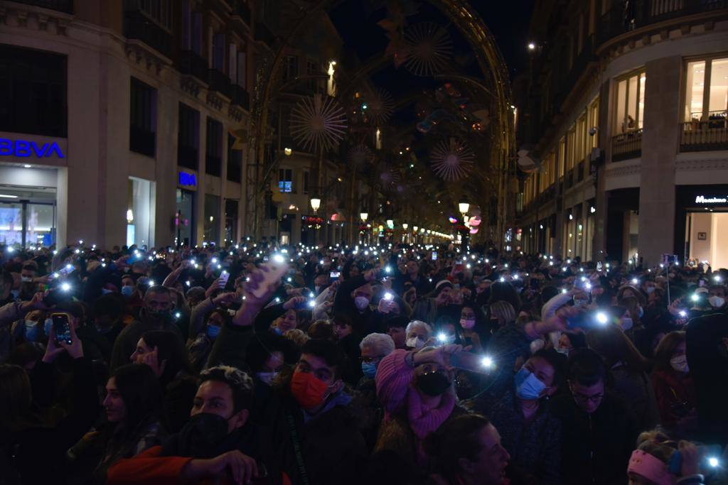 The festive spirit has arrived in the streets of the city of Malaga.