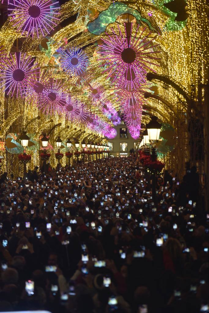 The festive spirit has arrived in the streets of the city of Malaga.