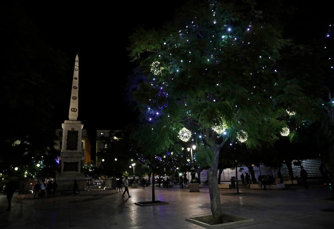 The festive spirit has arrived in the streets of the city of Malaga.
