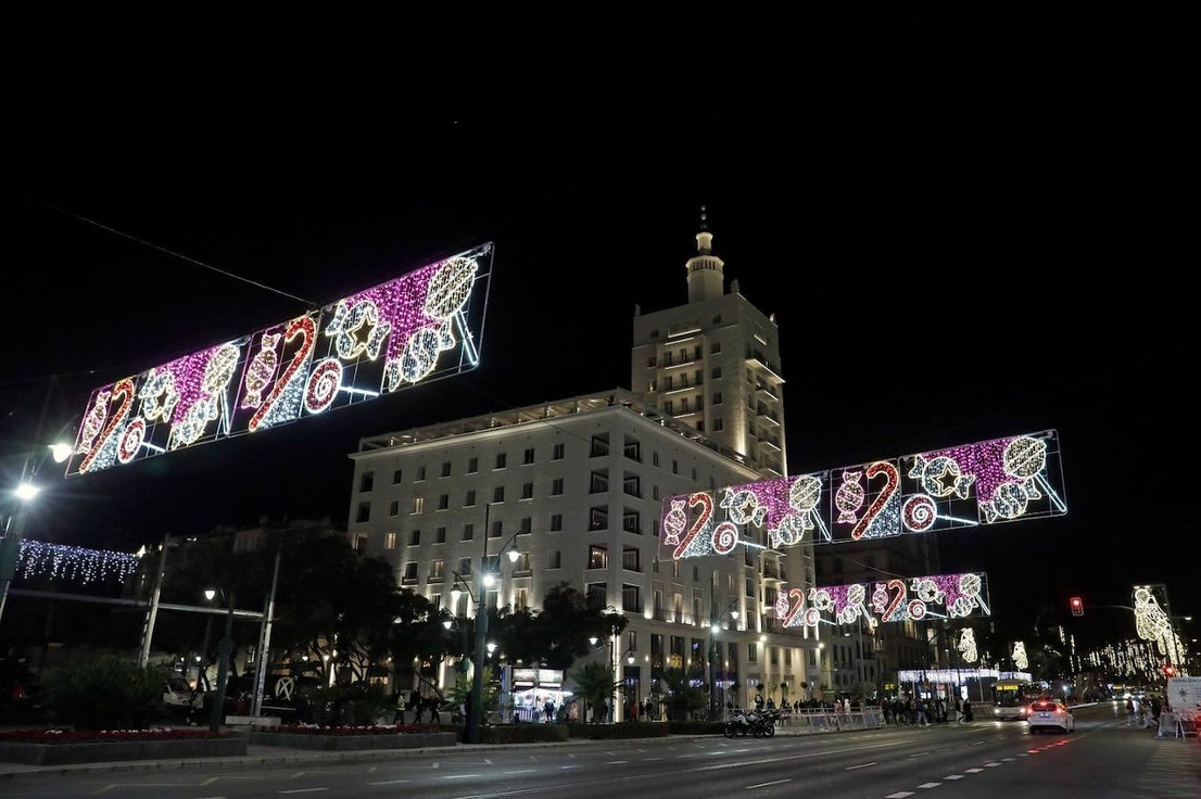 The festive spirit has arrived in the streets of the city of Malaga.