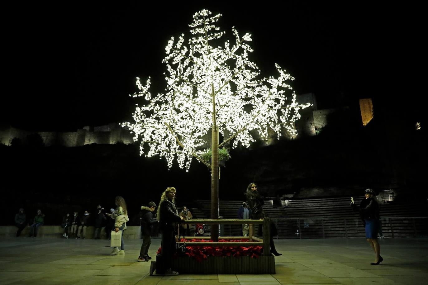 The festive spirit has arrived in the streets of the city of Malaga.