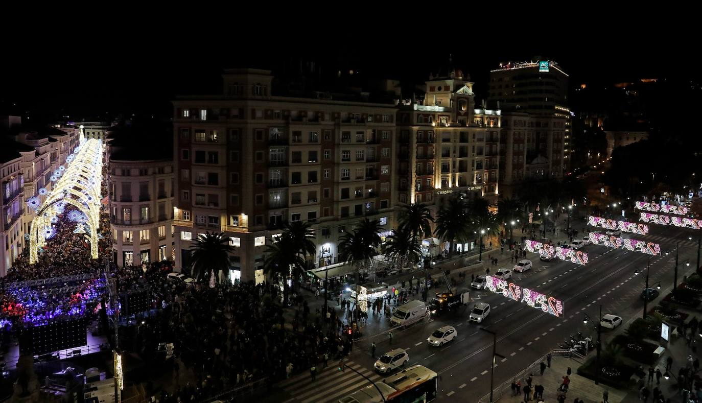The festive spirit has arrived in the streets of the city of Malaga.