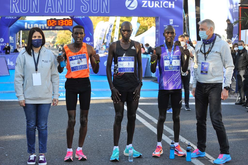 Around 9,000 runners participated in the event that also included a half-marathon, which had 4,700 participants
