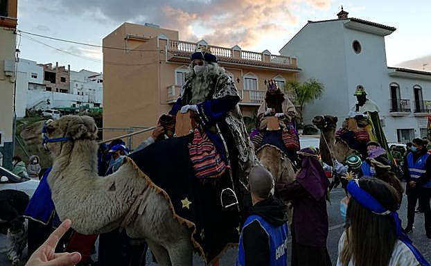 The Kings on camels in Alhaurín el Grande on 5 January.