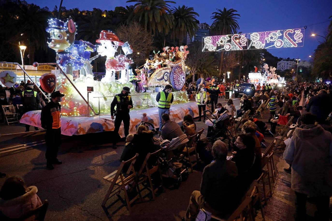 Malaga's Three Kings parade 2022.