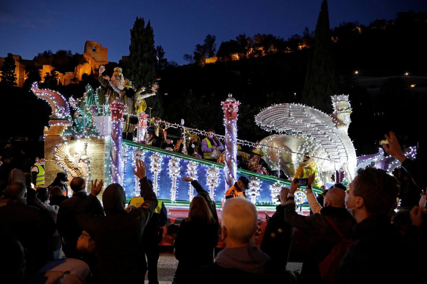 Malaga's Three Kings parade 2022.