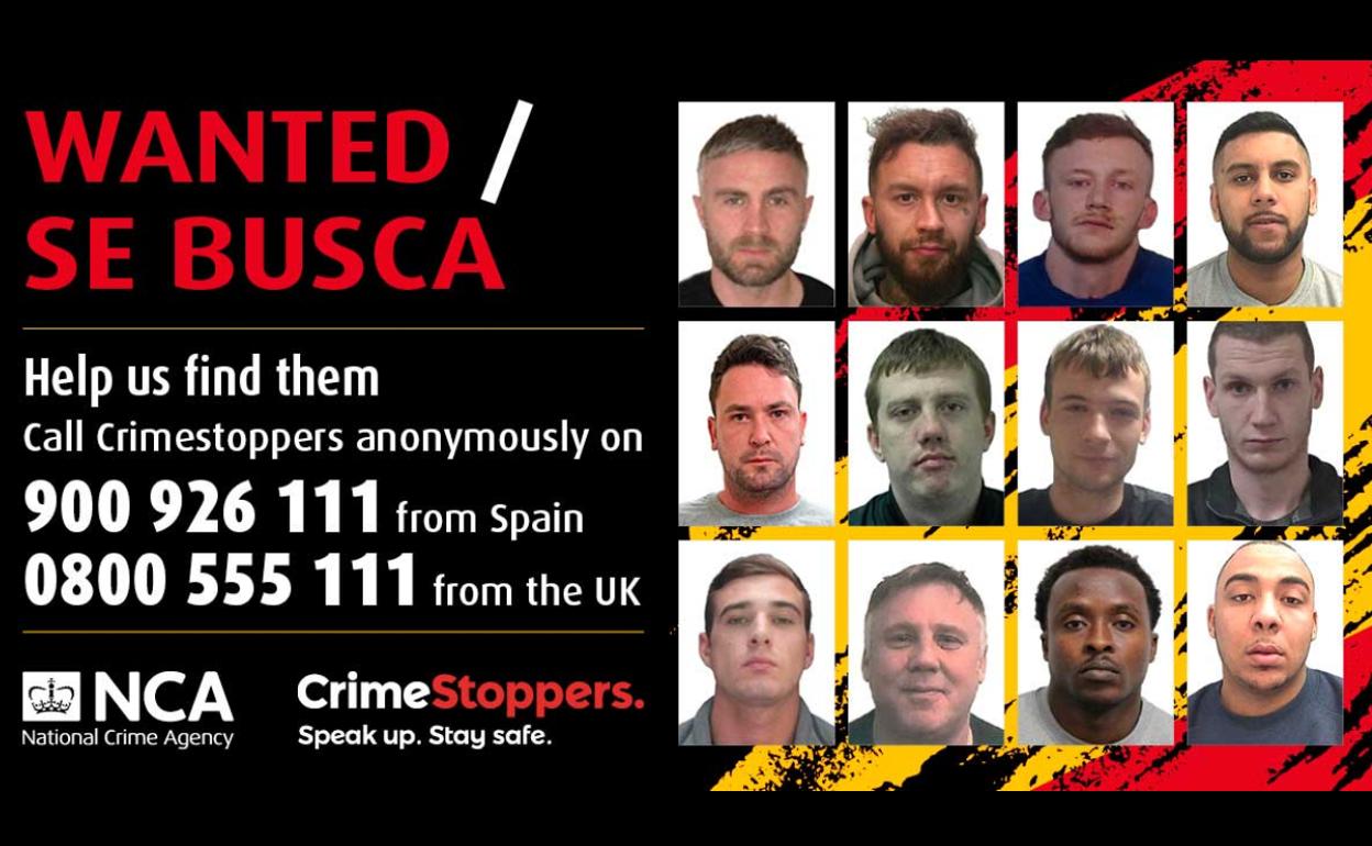 These are 12 of the UK’s most wanted fugitives believed to be hiding in Spain