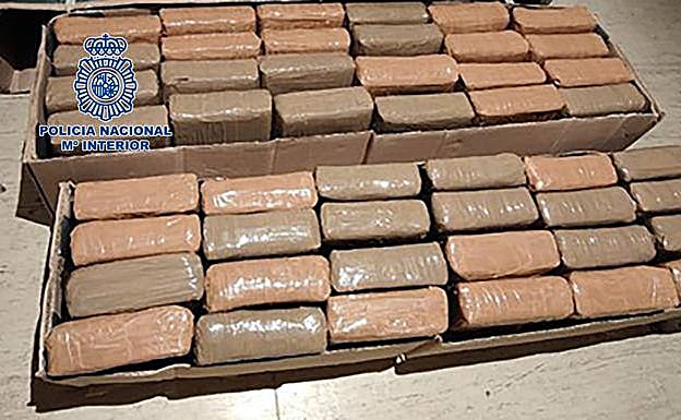 Some of the cocaine seized 