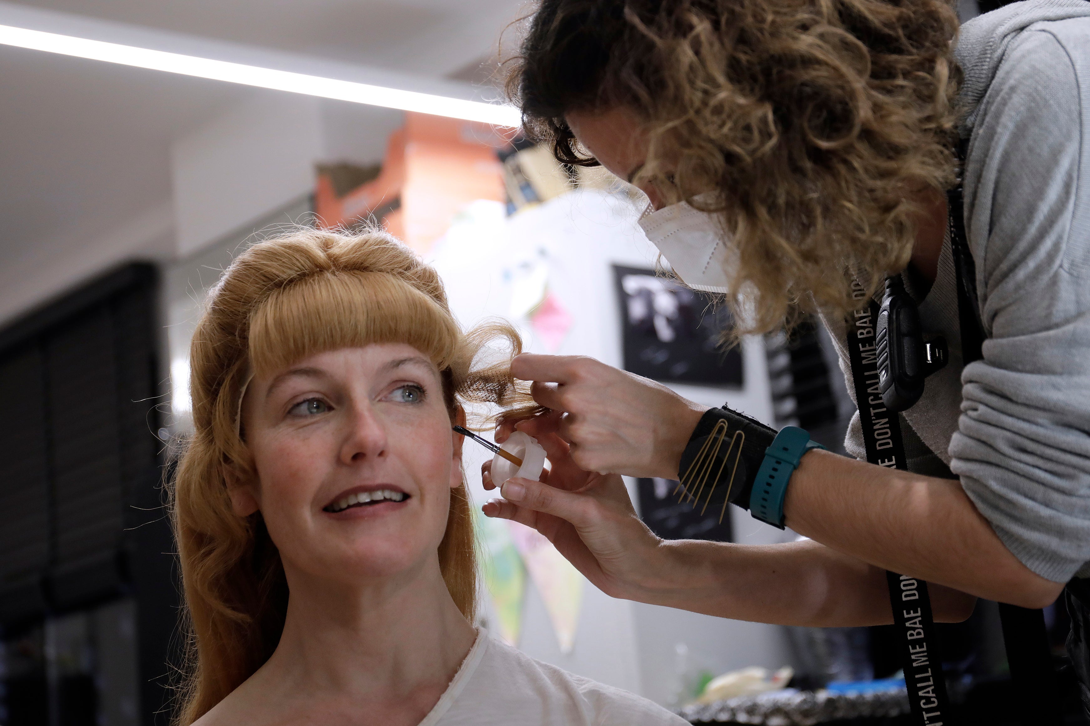Behind the scenes at the Soho theatre as Antonio Banderas and the cast of Company prepare for a show.