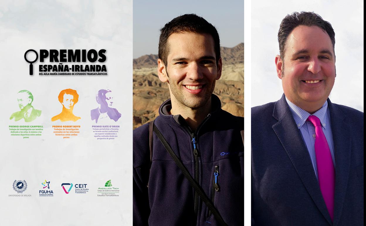 Award winners Victor Calderón Fajardo (left) and Salvador David Pérez González (right). 