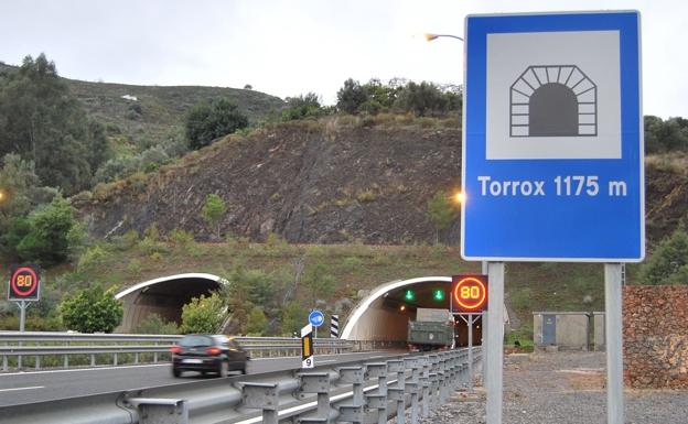 The Torrox tunnel is one of the nine that will be improved.