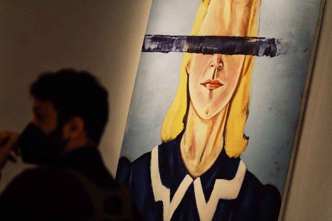 The North American artist recreates traditional Spanish paintings.