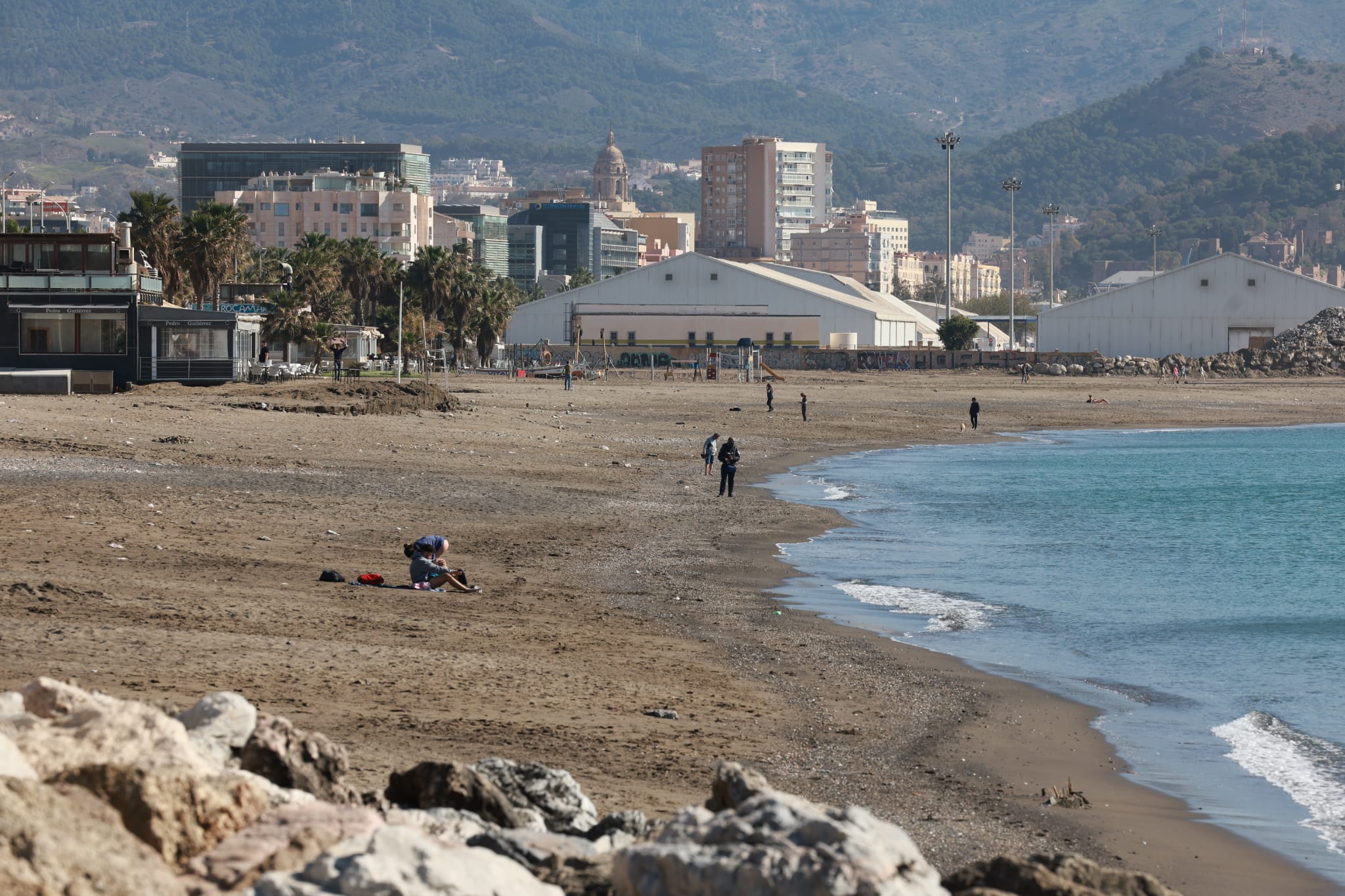 Working against the clock on the Huelin and La Malagueta beaches in Malaga city, and also on the beaches of Torremolinos