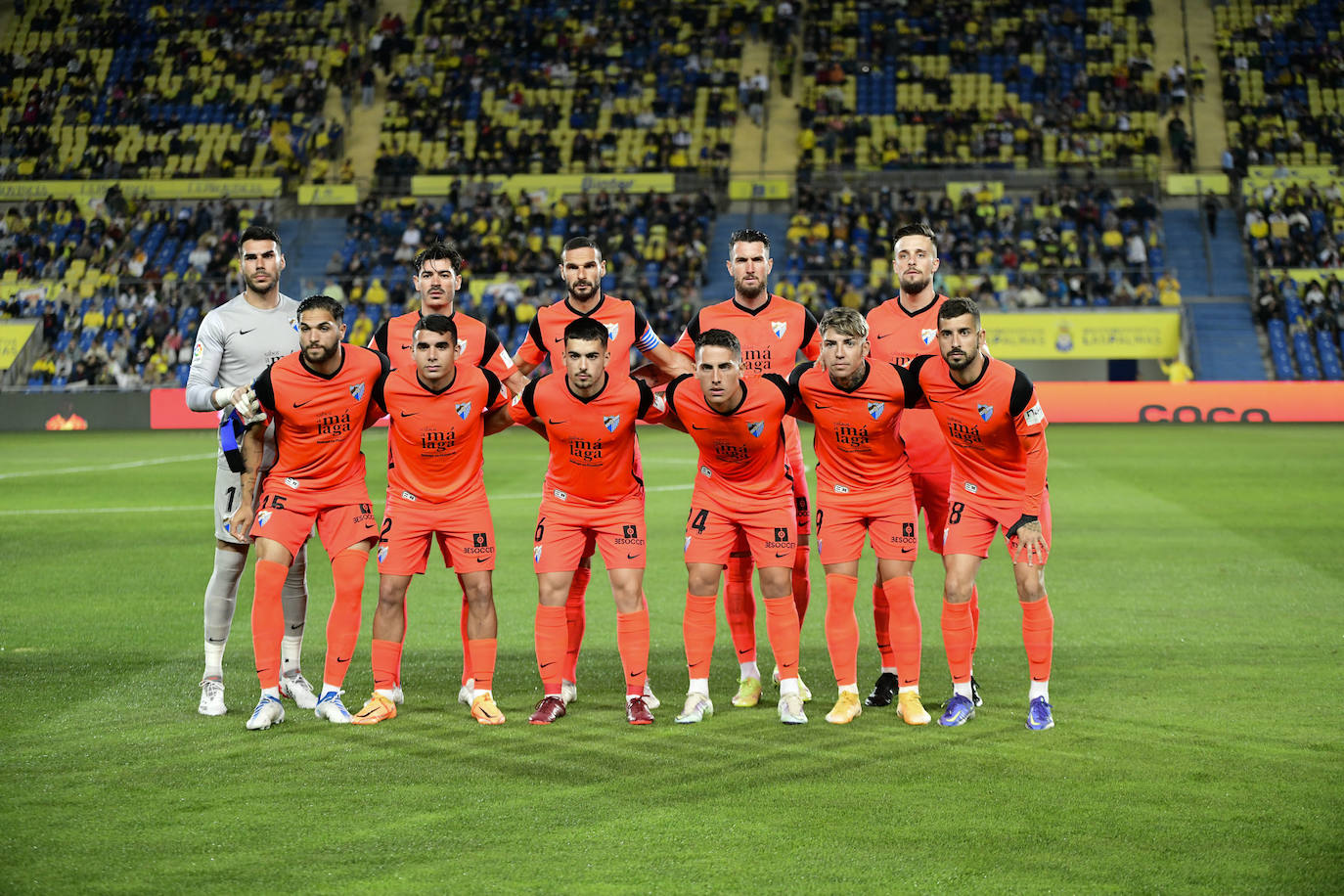 Malaga could not take the three points from Las Palmas.