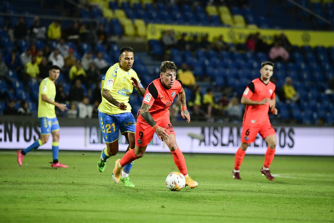 Malaga could not take the three points from Las Palmas. 