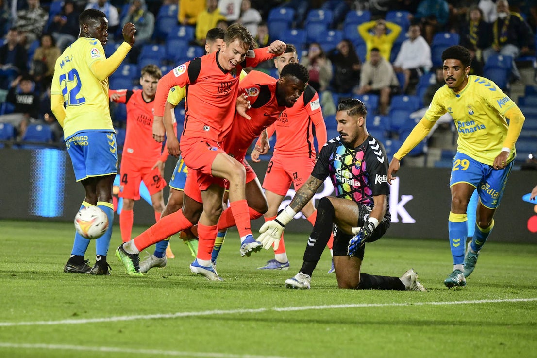 Malaga could not take the three points from Las Palmas.