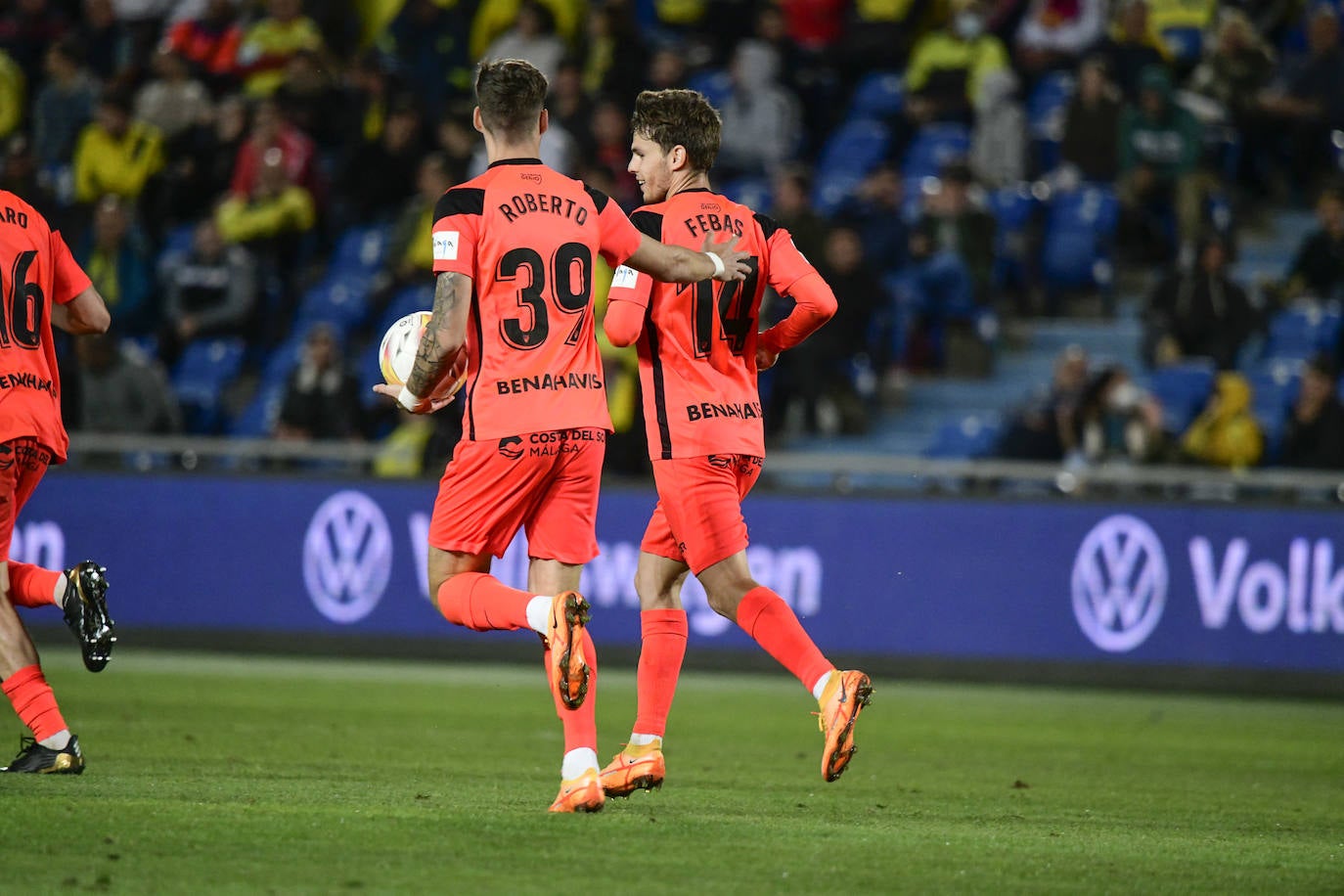 Malaga could not take the three points from Las Palmas.