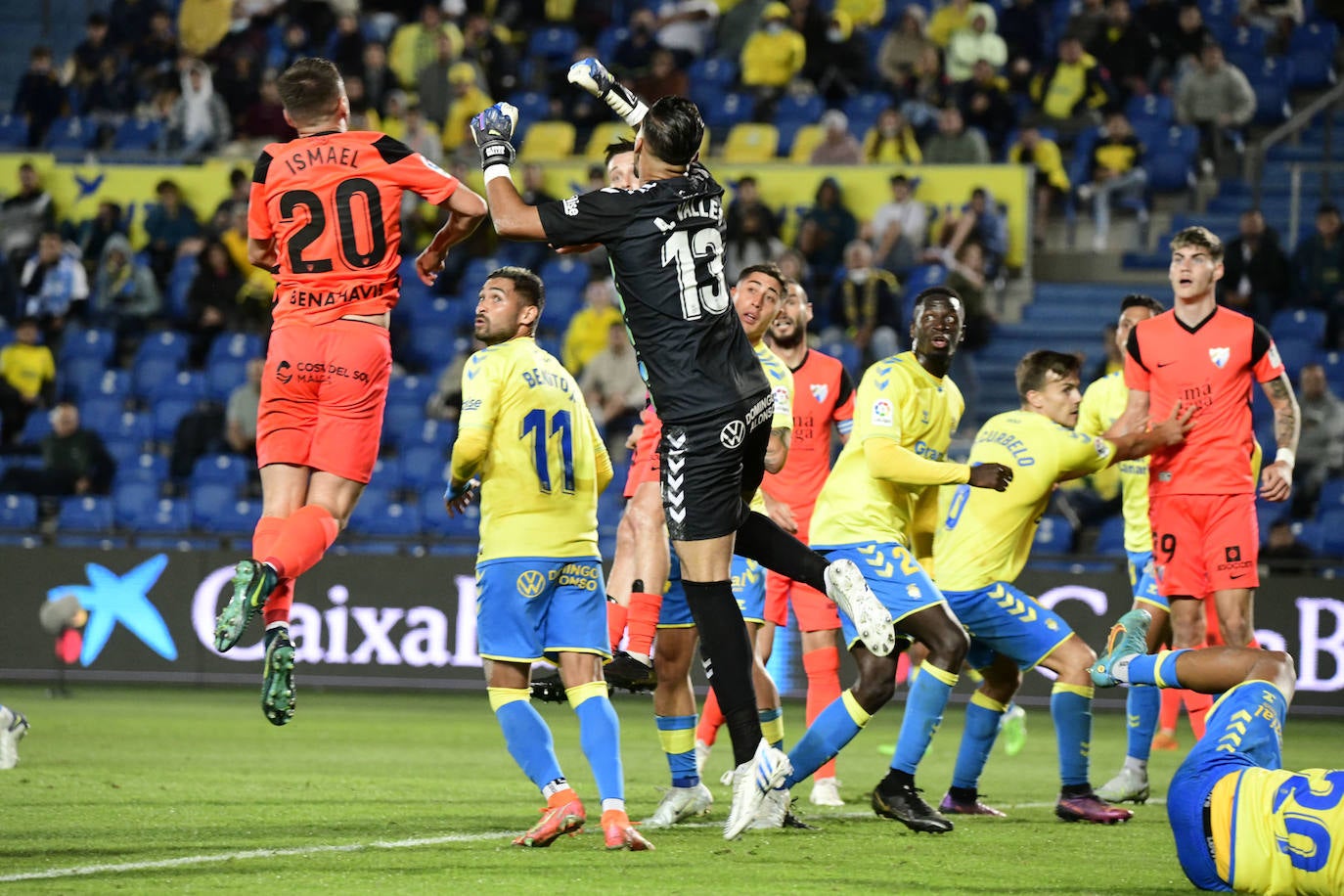 Malaga could not take the three points from Las Palmas.