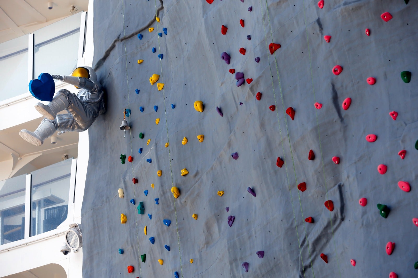 The Wonder of the Seas docks in Malaga, its first port of call in Spain.