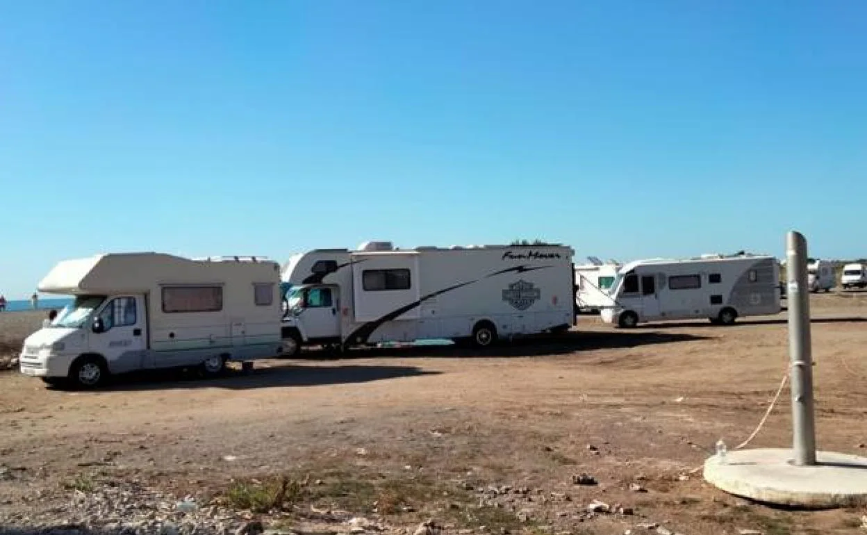 The old Butano land is a popular parking place for motorhome owners. 