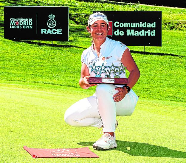 Golfer Ana Peláez wins convincingly in Madrid