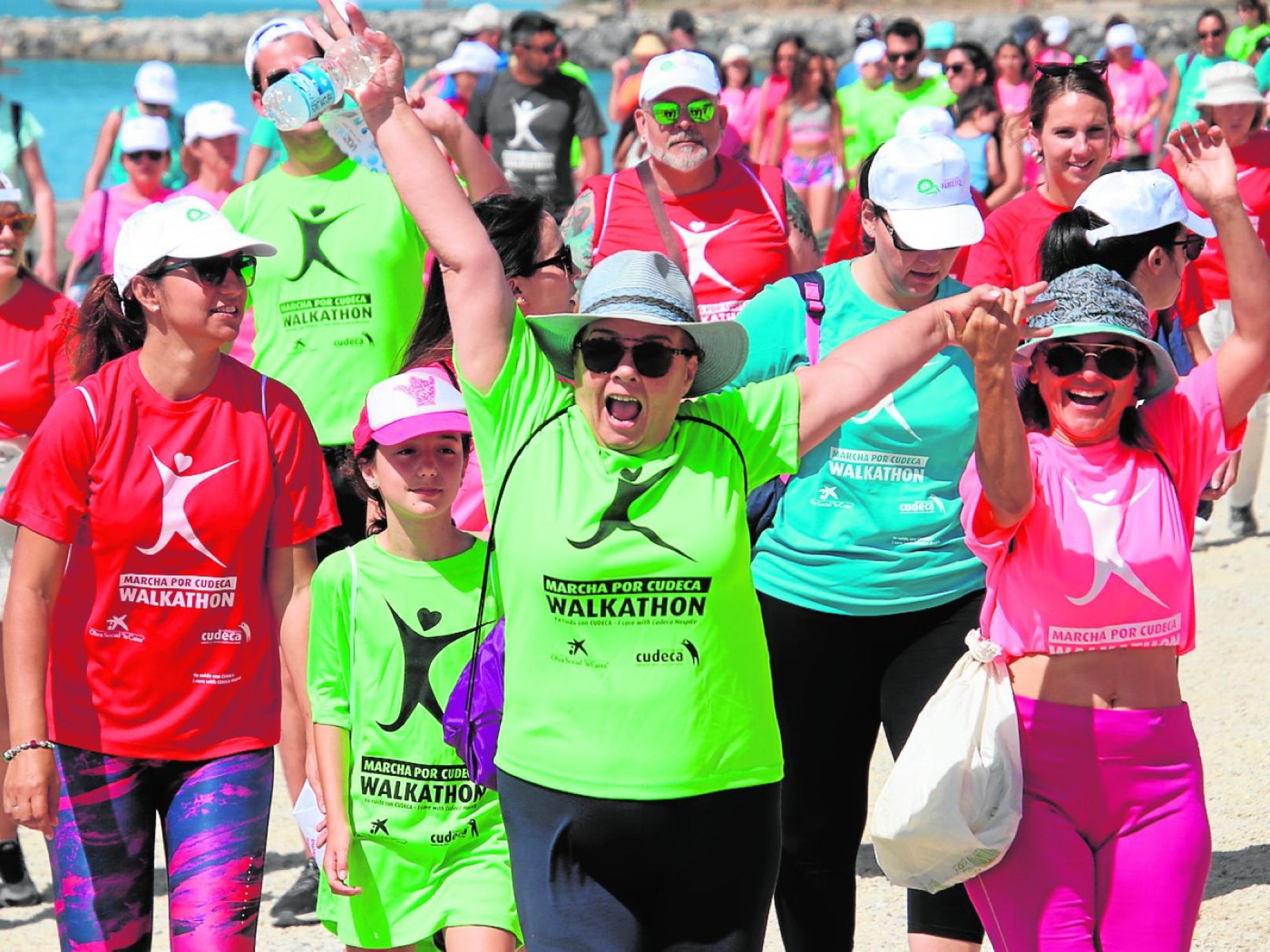 Cudeca Walkathon participants set off.