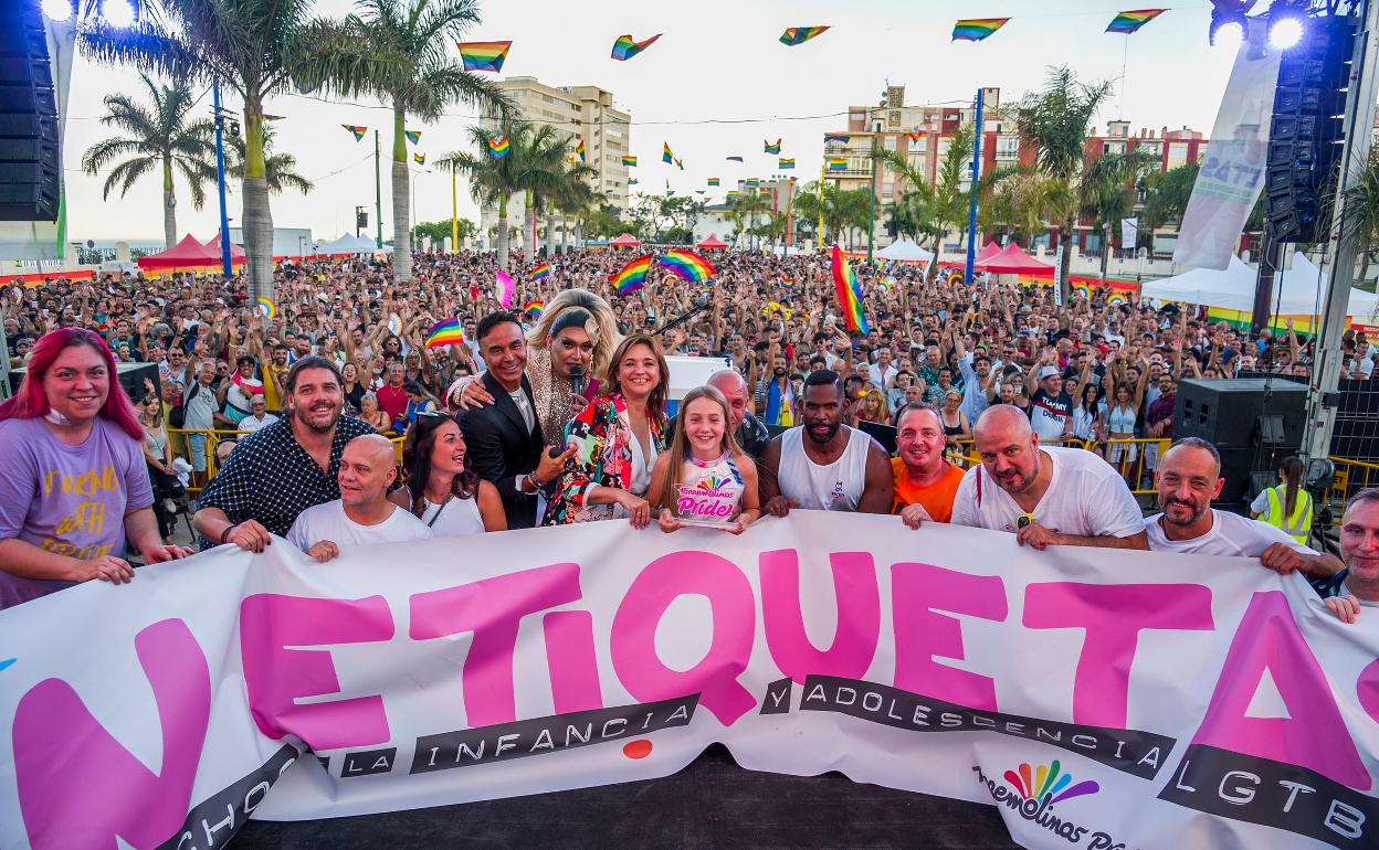 Over 60,000 people celebrated Pride in Torremolinos. 