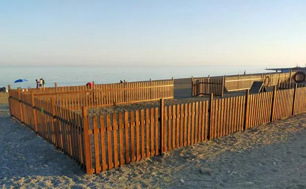 Torre del Mar's new dog beach
