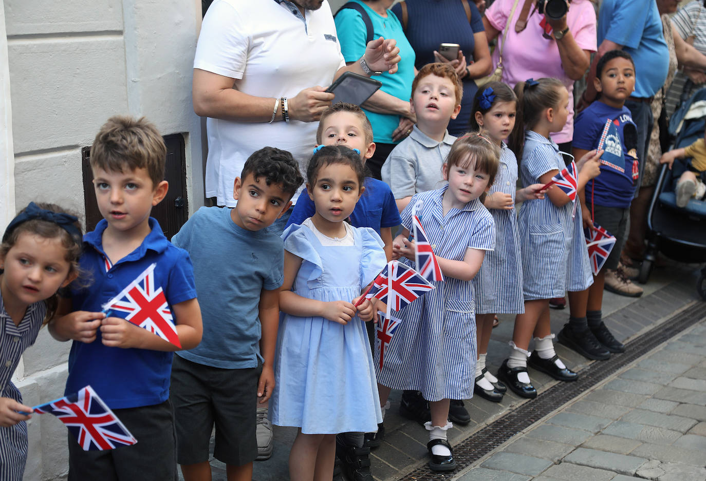 The Earl and Countess of Wessex during their second royal visit to the Rock
