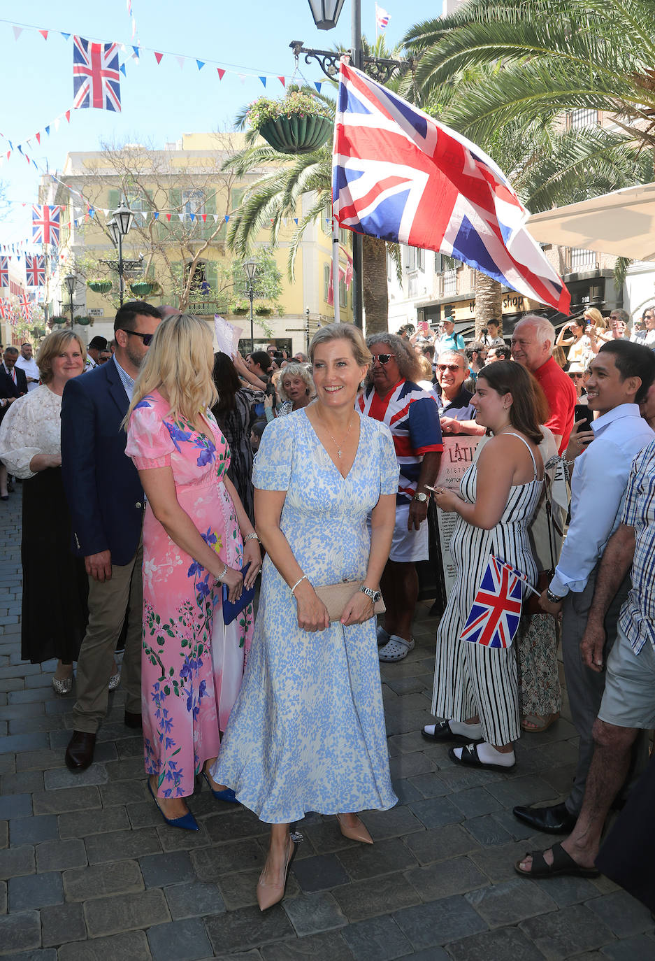 The Earl and Countess of Wessex during their second royal visit to the Rock