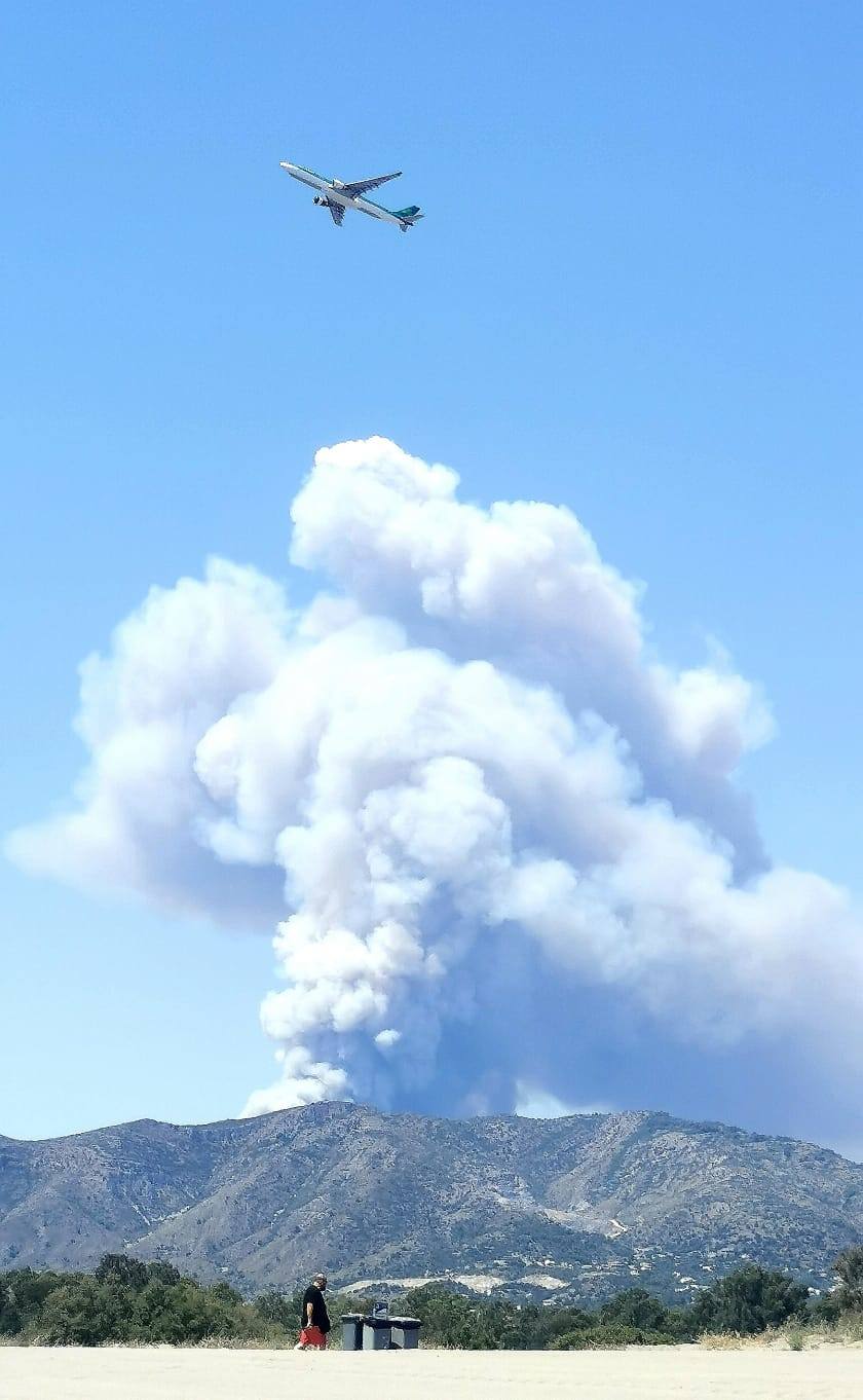 View from Malaga city
