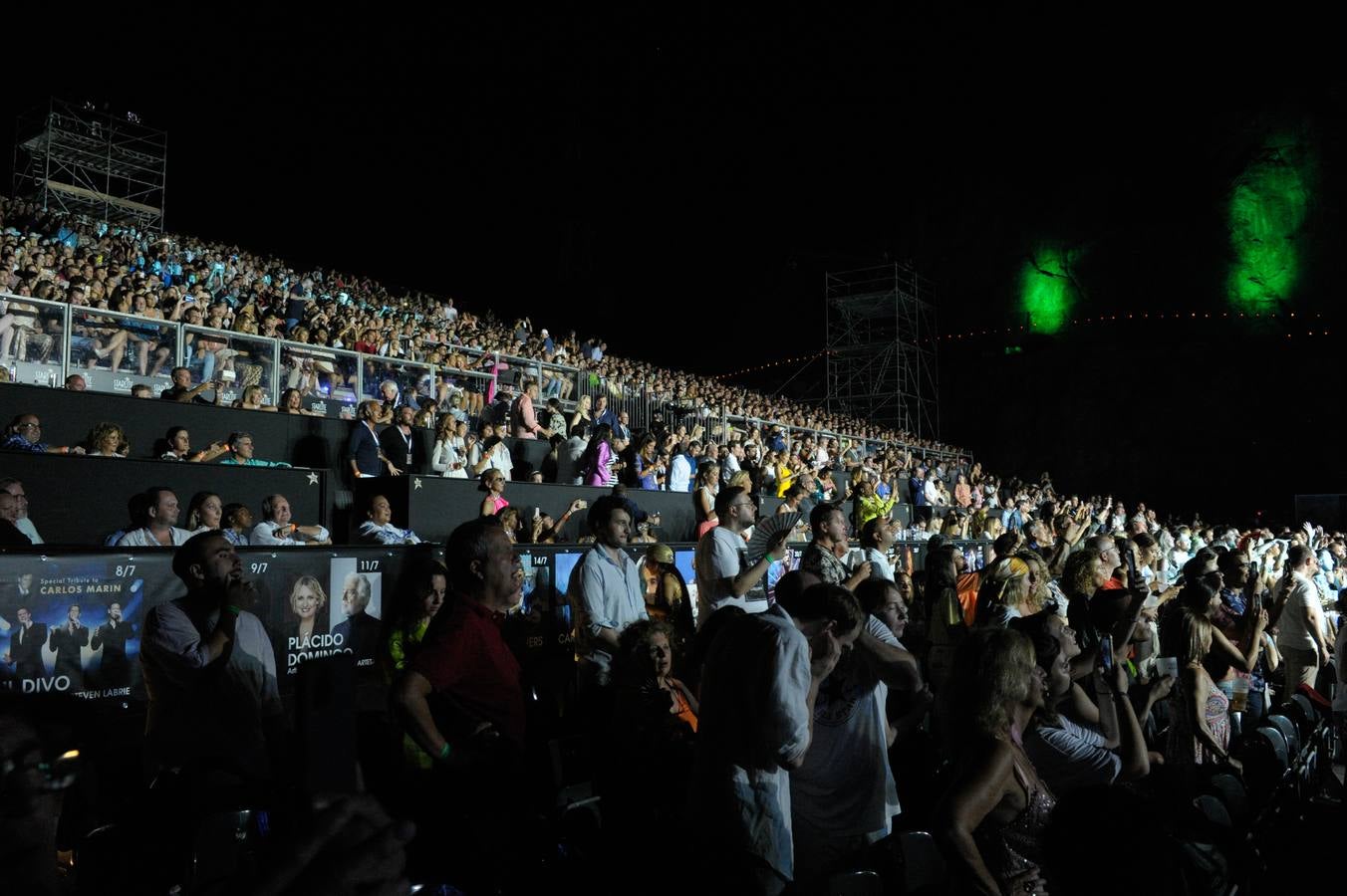 Christina Aguilera on stage at Starlite.