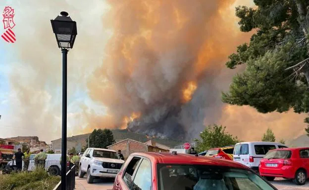 The Bejís forest fire (Castellón)