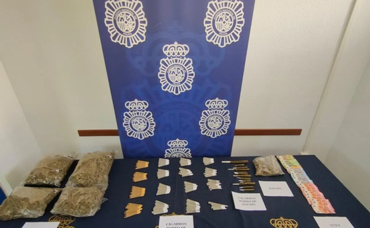 Police seized drugs and money. 