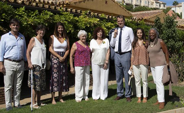 The ambassador visited the Cudeca hospice in Benalmádena earlier on Monday.