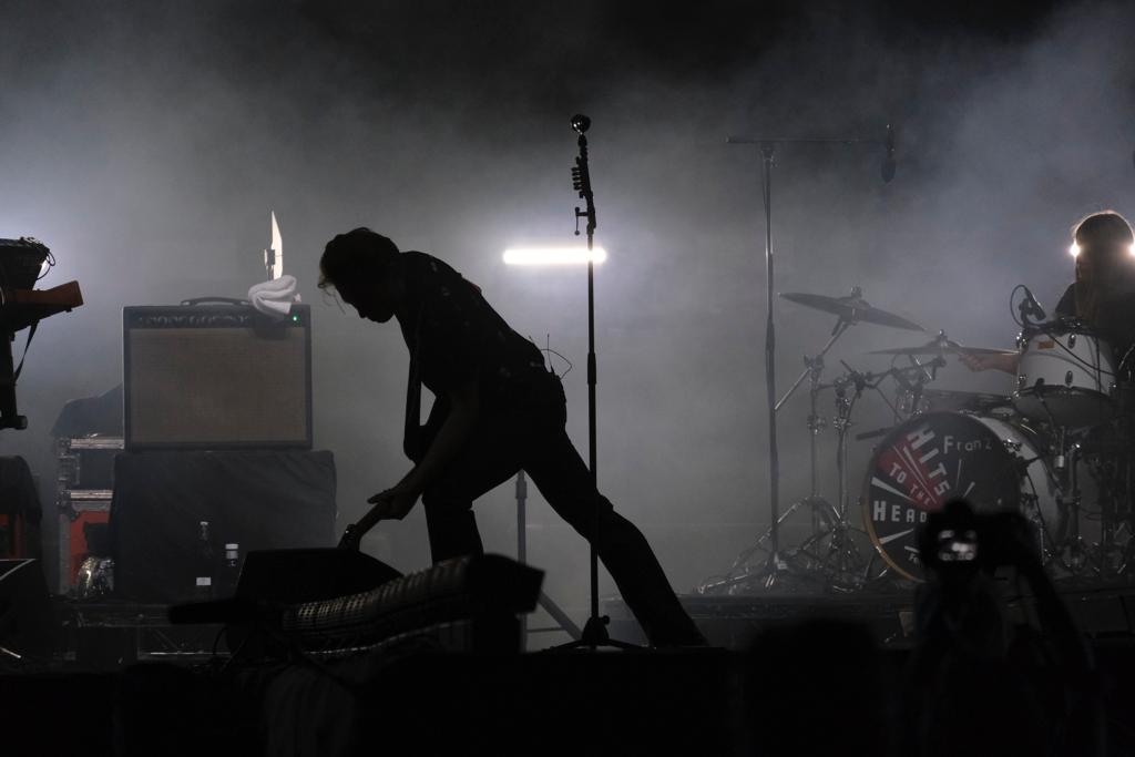Franz Ferdinand performing at Andalucia Big Festival on Thursday. 