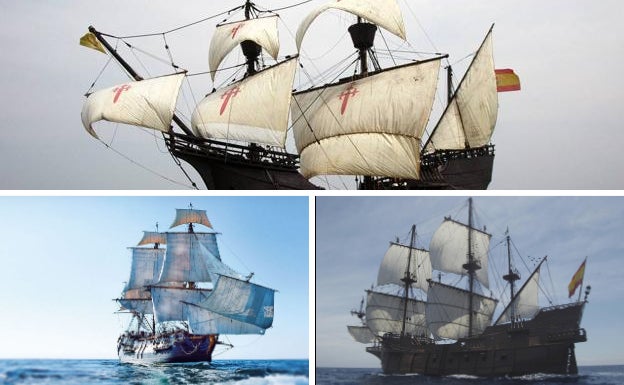 The Nao Victoria, Götheborg and the Andalusian Galleon will dock in Malaga.